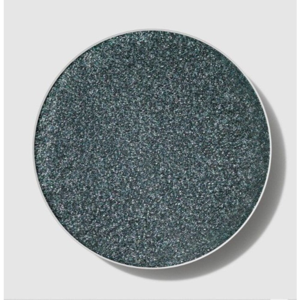 MAC PRIVATE JET Glitter Eye Shadow ~ Blackened Green Sparkles ~ Pro Palette Pan